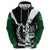 Pakistan Emblem Zip Hoodie Eagle-Shaped Design with National Symbol