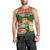 Pakistan Truck Art Men Tank Top National Emblem & Traditional Patterns