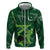 Pakistan Cricket Zip Hoodie Sporty Style with Flag Stars & Player Illustration