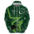 Pakistan Cricket Zip Hoodie Sporty Style with Flag Stars & Player Illustration