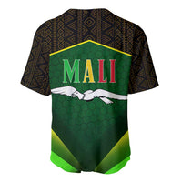 Mali Map Baseball Jersey National Emblem & Cultural Pattern Design