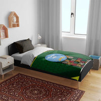 Mali Map Bedding Set National Emblem & Cultural Pattern Design