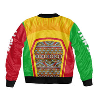 Mali Landmarks Bomber Jacket Cultural Patterns & Famous Tourist Destinations