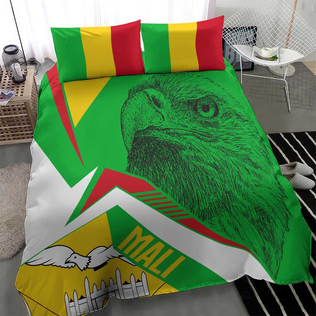Mali Vulture Bedding Set National Emblem Details & Traditional Patterns