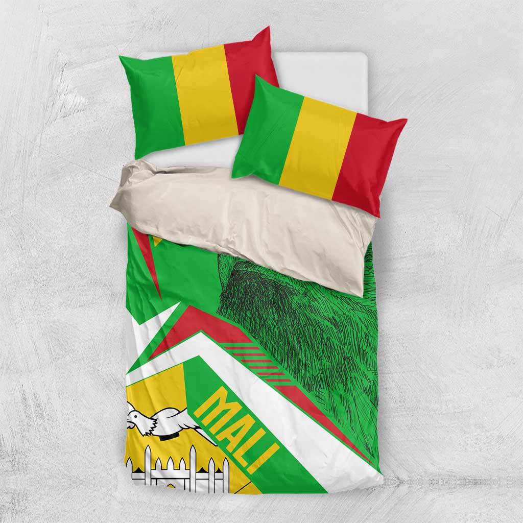 Mali Vulture Bedding Set National Emblem Details & Traditional Patterns