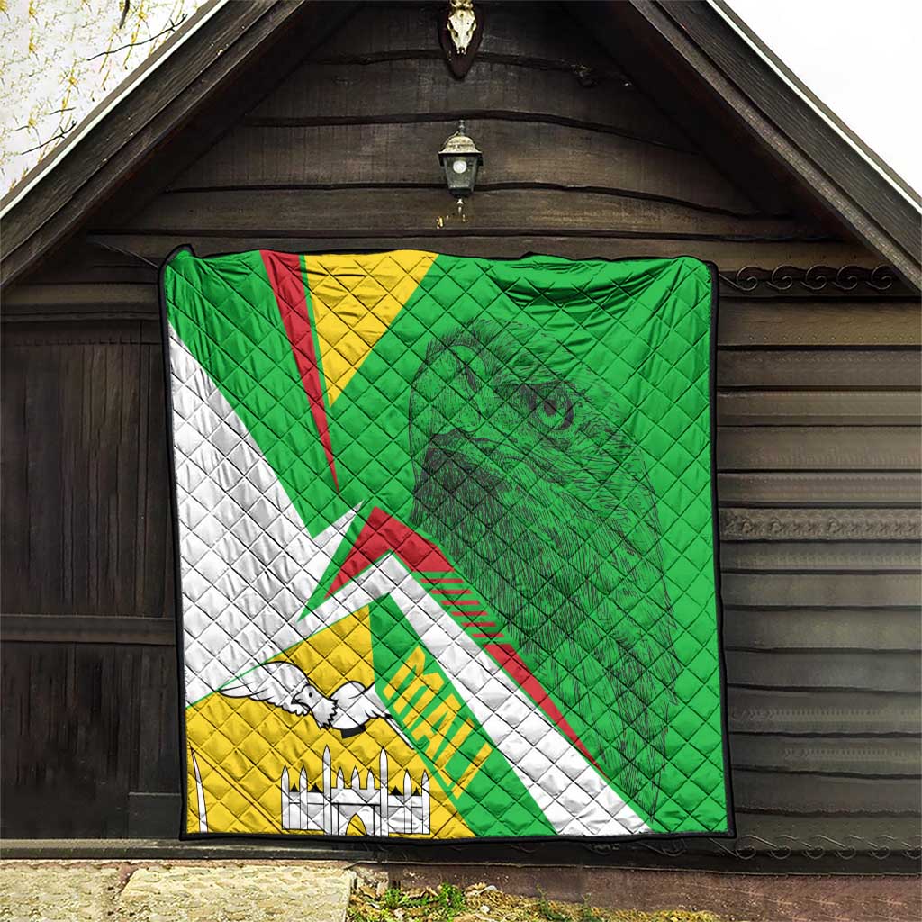 Mali Vulture Quilt National Emblem Details & Traditional Patterns
