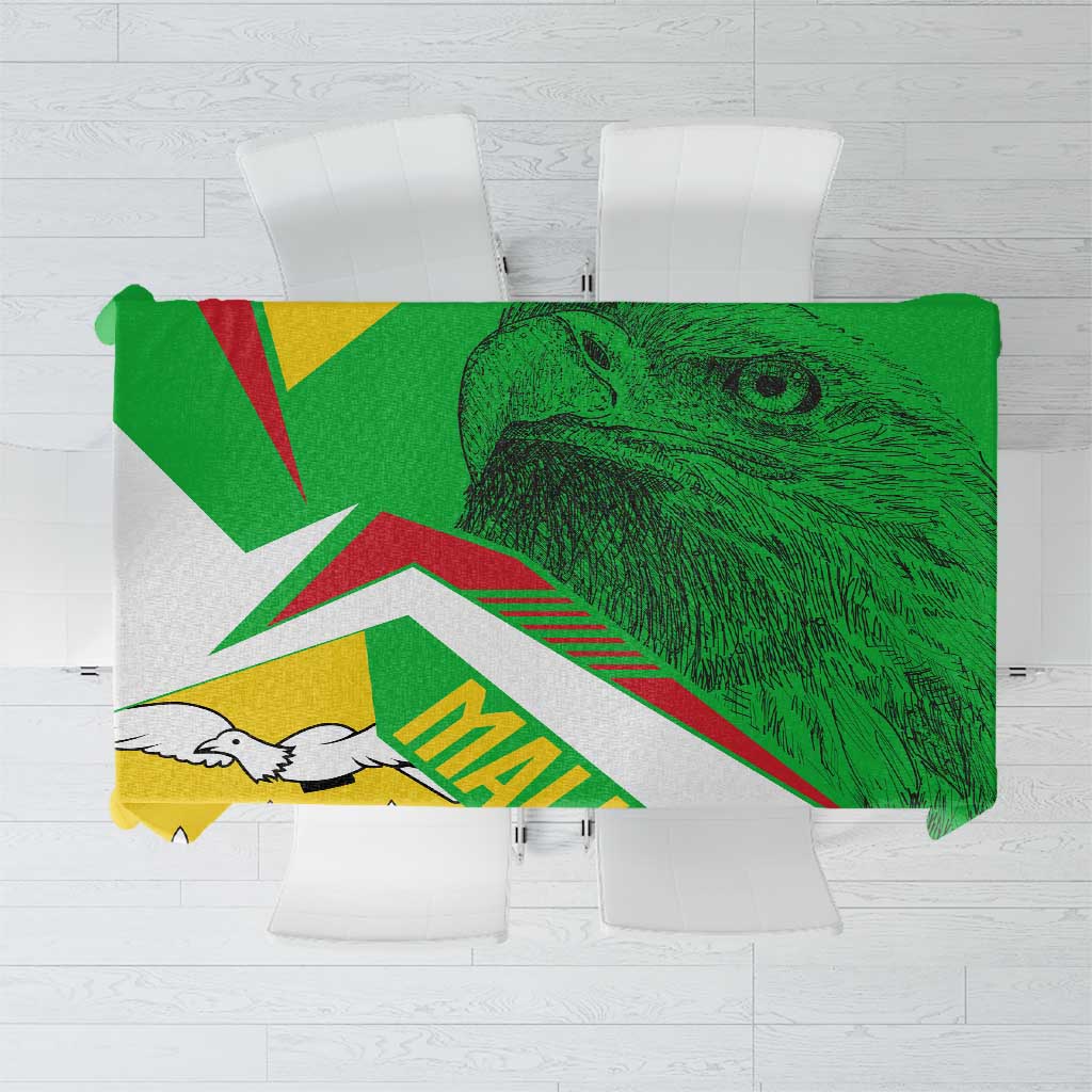 Mali Vulture Tablecloth National Emblem Details & Traditional Patterns