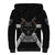 Hell Pattern Skull Sherpa Hoodie I'm Not Rode I Just Hace The Balls To Say What Everyone Else is Thinking - Wonder Print Shop