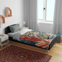 Ska 2 Tone Bedding Set Big Ben Dance Two Tone Blue Checkerboard - Wonder Print Shop