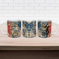 Ska 2 Tone Ceramic Mug Big Ben Dance Two Tone Blue Checkerboard - Wonder Print Shop