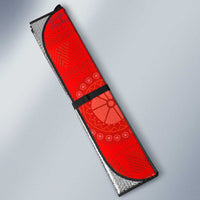 Darfur Sudan Auto Sun Shade with Red Green Yellow Crescent Star - Wonder Print Shop
