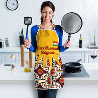 Iraq Kurdistan Region Apron Traditional Pattern Yellow Red Green - Wonder Print Shop