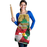 Kurdistan Region Iraq Apron Eagle Emblem Red Green Black - Wonder Print Shop