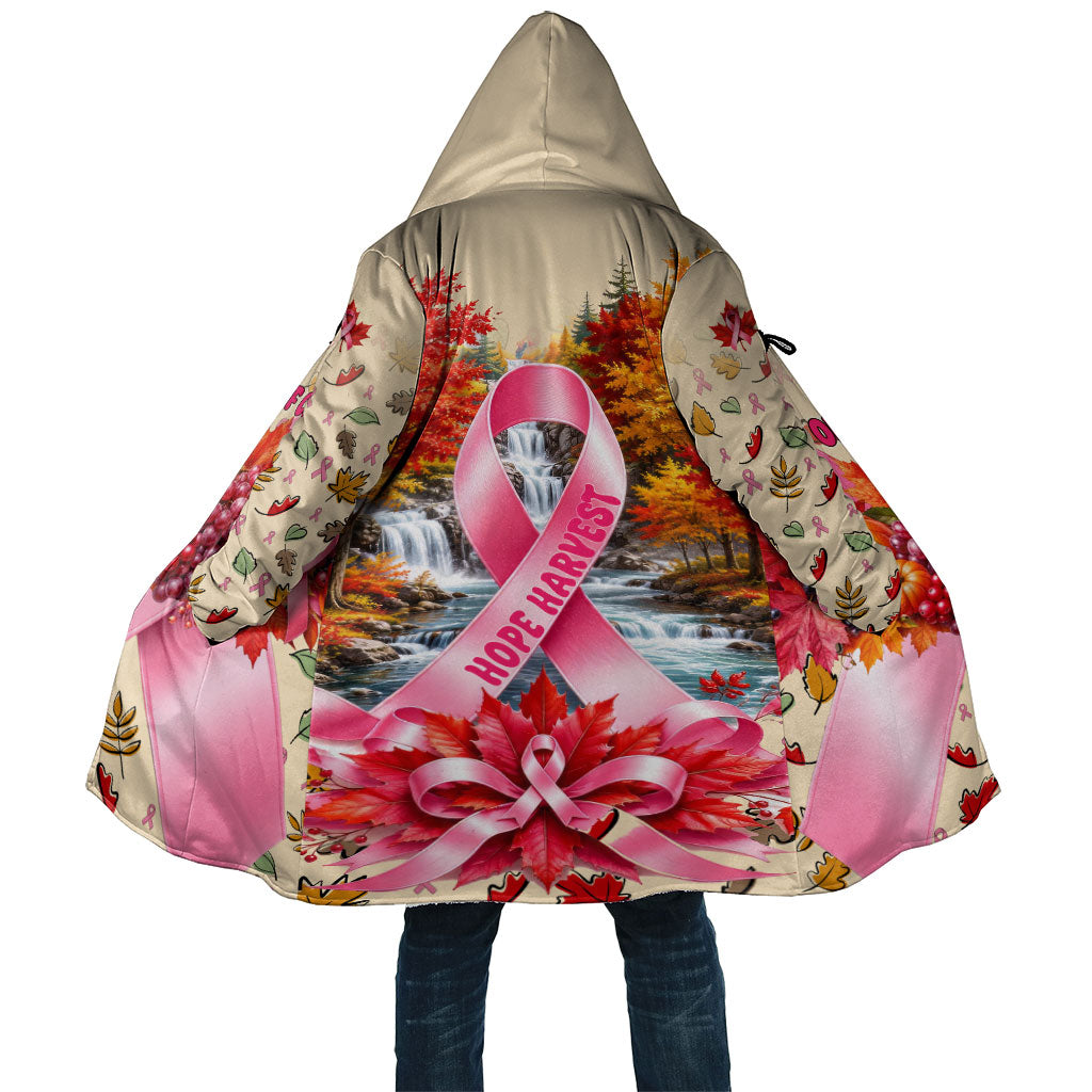 Harvest Of Courage Hope Breast Cancer Awareness Cloak Pink Ribbon Fall Autumn Pumpkins
