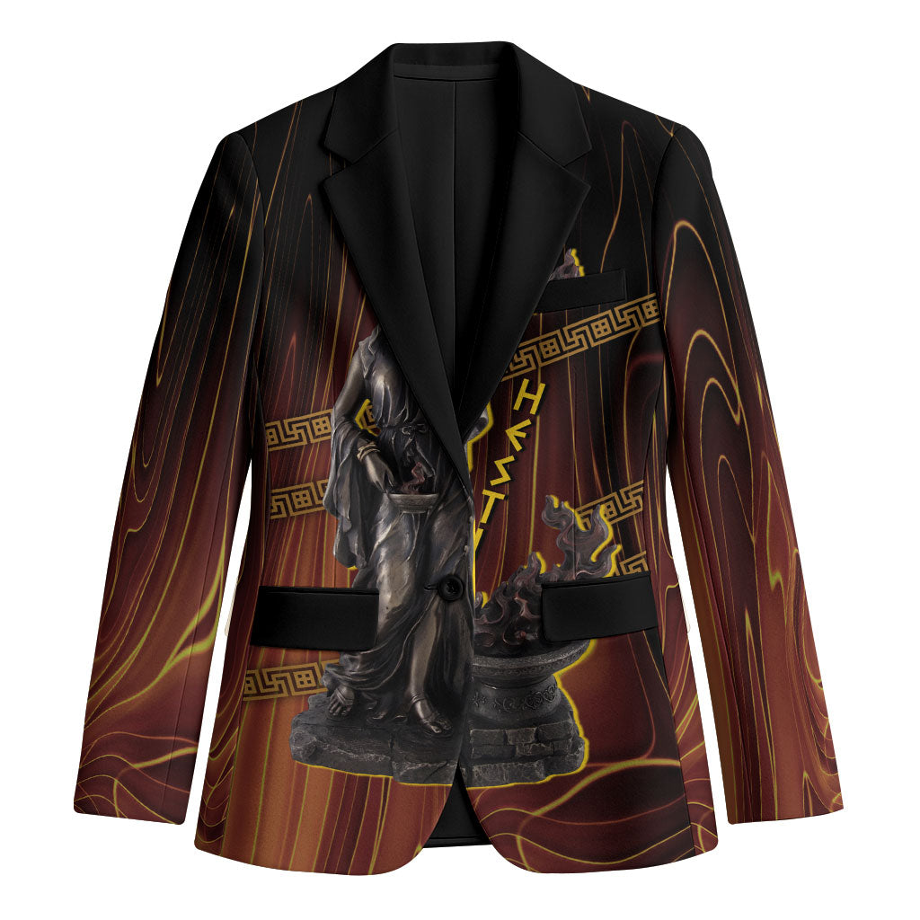 Hestia Greek Goddess Blazer Ancient Mythology Hearth Fire Bronze Statue Art