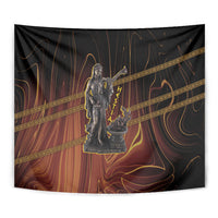 Hestia Greek Goddess Tapestry Ancient Mythology Hearth Fire Bronze Statue Art