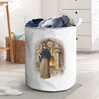 Hestia Greek Goddess Laundry Basket Ancient Mythology Hearth Fire Classical Temple Art