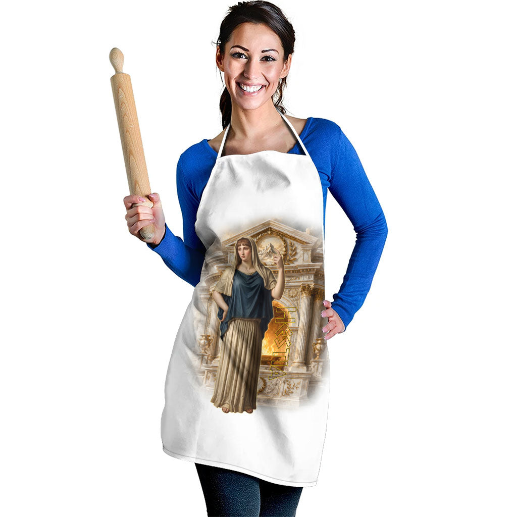 Hestia Greek Goddess Apron Ancient Mythology Hearth Fire Classical Temple Art