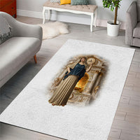 Hestia Greek Goddess Area Rug Ancient Mythology Hearth Fire Classical Temple Art