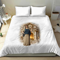 Hestia Greek Goddess Bedding Set Ancient Mythology Hearth Fire Classical Temple Art