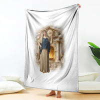 Hestia Greek Goddess Blanket Ancient Mythology Hearth Fire Classical Temple Art