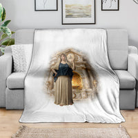 Hestia Greek Goddess Blanket Ancient Mythology Hearth Fire Classical Temple Art