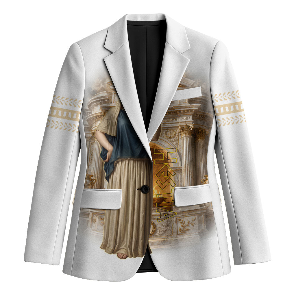 Hestia Greek Goddess Blazer Ancient Mythology Hearth Fire Classical Temple Art