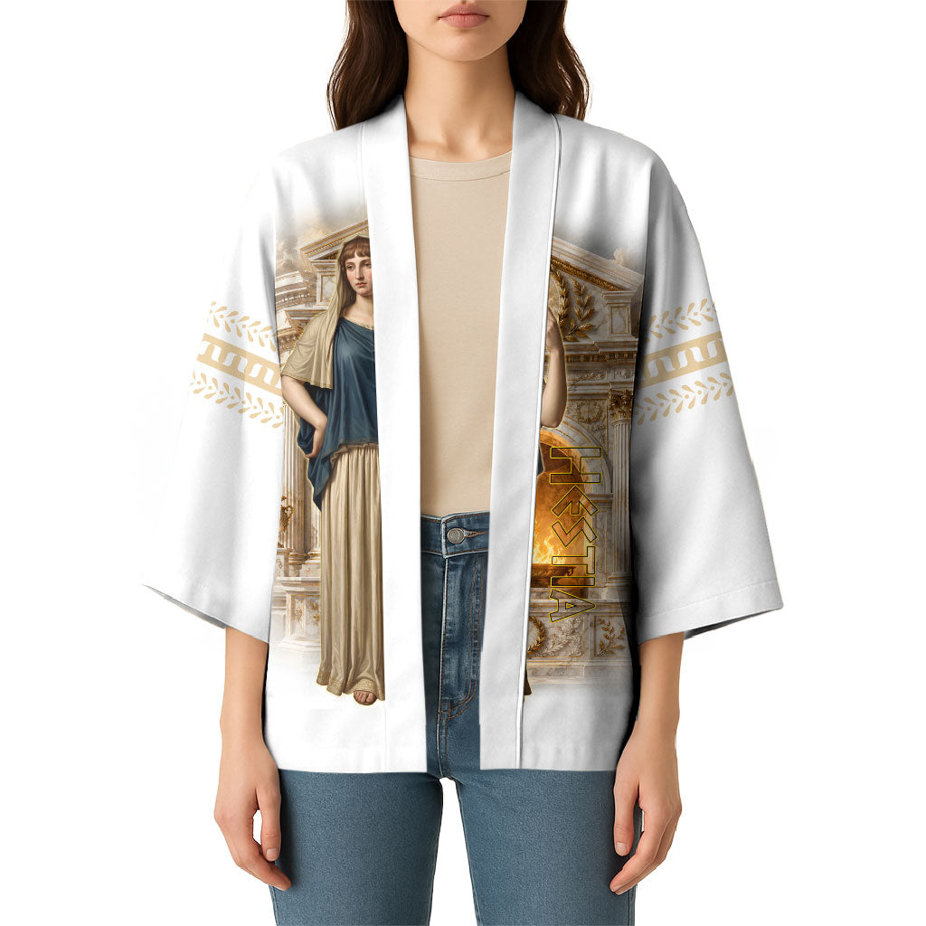 Hestia Greek Goddess Kimono Ancient Mythology Hearth Fire Classical Temple Art