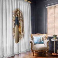 Hestia Greek Goddess Window Curtain Ancient Mythology Hearth Fire Classical Temple Art