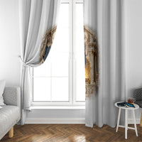 Hestia Greek Goddess Window Curtain Ancient Mythology Hearth Fire Classical Temple Art