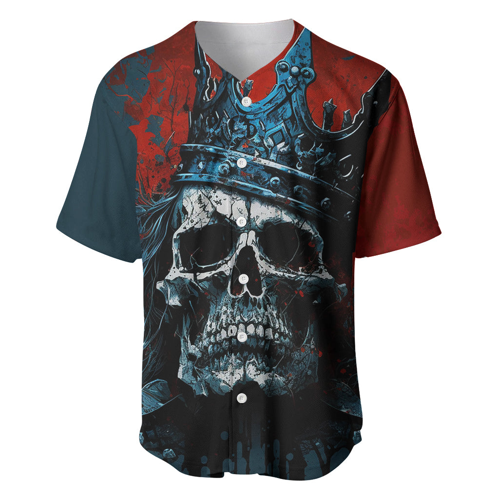 Skull King Baseball Jersey The Time Is Always Right To Do What Is Right - Wonder Print Shop