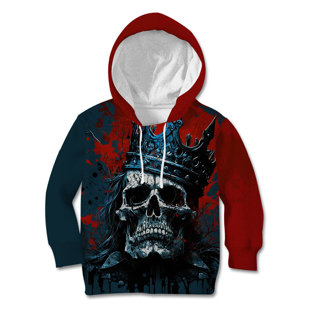 Skull King Kid Hoodie The Time Is Always Right To Do What Is Right - Wonder Print Shop