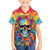 Floral Skull Kid Hawaiian Shirt I'm Blunt because god rolled me that way - Wonder Print Shop