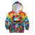 Floral Skull Kid Hoodie I'm Blunt because god rolled me that way - Wonder Print Shop