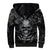 Horror Skull Sherpa Hoodie Of course i'm going to hell i'm just here to pick you up - Wonder Print Shop