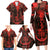 Demon Skull Family Matching Long Sleeve Bodycon Dress and Hawaiian Shirt Welcome to Hell - Wonder Print Shop