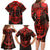 Demon Skull Family Matching Long Sleeve Bodycon Dress and Hawaiian Shirt Welcome to Hell - Wonder Print Shop