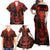 Demon Skull Family Matching Off Shoulder Maxi Dress and Hawaiian Shirt Welcome to Hell - Wonder Print Shop