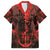 Demon Skull Family Matching Off Shoulder Maxi Dress and Hawaiian Shirt Welcome to Hell - Wonder Print Shop