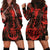 Demon Skull Hoodie Dress Welcome to Hell - Wonder Print Shop