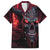 Demon Skull Family Matching Off Shoulder Maxi Dress and Hawaiian Shirt You Better Pray I Don't Get Up - Wonder Print Shop