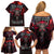 Demon Skull Family Matching Off Shoulder Short Dress and Hawaiian Shirt You Better Pray I Don't Get Up - Wonder Print Shop