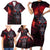 Demon Skull Family Matching Short Sleeve Bodycon Dress and Hawaiian Shirt You Better Pray I Don't Get Up - Wonder Print Shop