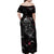 Diamond Skull Family Matching Off Shoulder Maxi Dress and Hawaiian Shirt Shine Bright Like Diamond - Wonder Print Shop