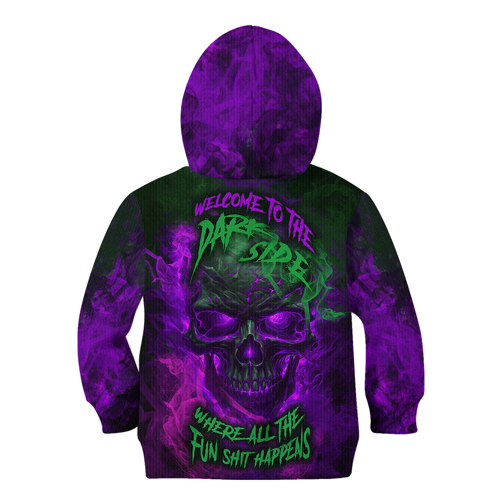 Horor Skull Kid Hoodie Welcome to the Dark side - Wonder Print Shop