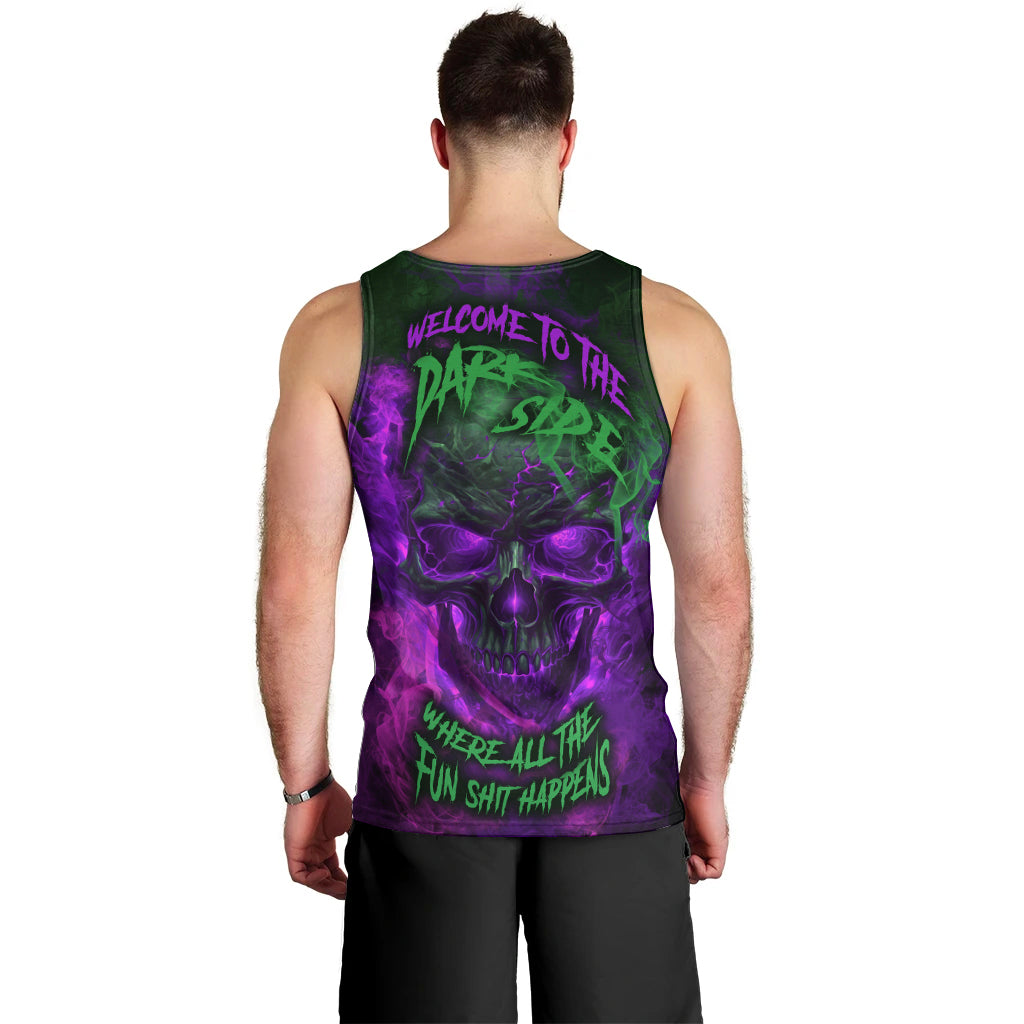 Horor Skull Men Tank Top Welcome to the Dark side - Wonder Print Shop