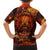 Fire Skull Family Matching Puletasi Dress and Hawaiian Shirt You inspire my Inner serial Killed - Wonder Print Shop