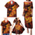 Fire Skull Family Matching Puletasi Dress and Hawaiian Shirt You inspire my Inner serial Killed - Wonder Print Shop