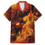 Fire Skull Family Matching Puletasi Dress and Hawaiian Shirt You inspire my Inner serial Killed - Wonder Print Shop