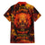 Fire Skull Family Matching Puletasi Dress and Hawaiian Shirt You inspire my Inner serial Killed - Wonder Print Shop